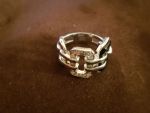Chanel Onyx Diamond Gold Ring
