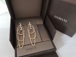 Damiani Earrings: 18k Rose, Yellow & White Gold & Diamonds