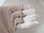 Cartier Cross Diamonds Pendant in 18K White Gold