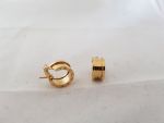 Bvlgari Inspired B.zero1 Yellow Gold Earrings