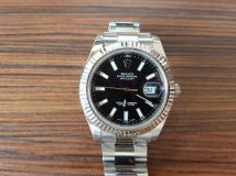 Rolex Datejust II 41mm Steel and White Gold 116334 Black