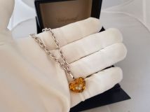 856233-1004 - Chopard Yellow Heart Stone Bracelet 