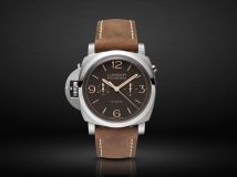 LUMINOR 1950 CHRONO MONOPULSANTE LEFT-HANDED 8 DAYS TITANIO
